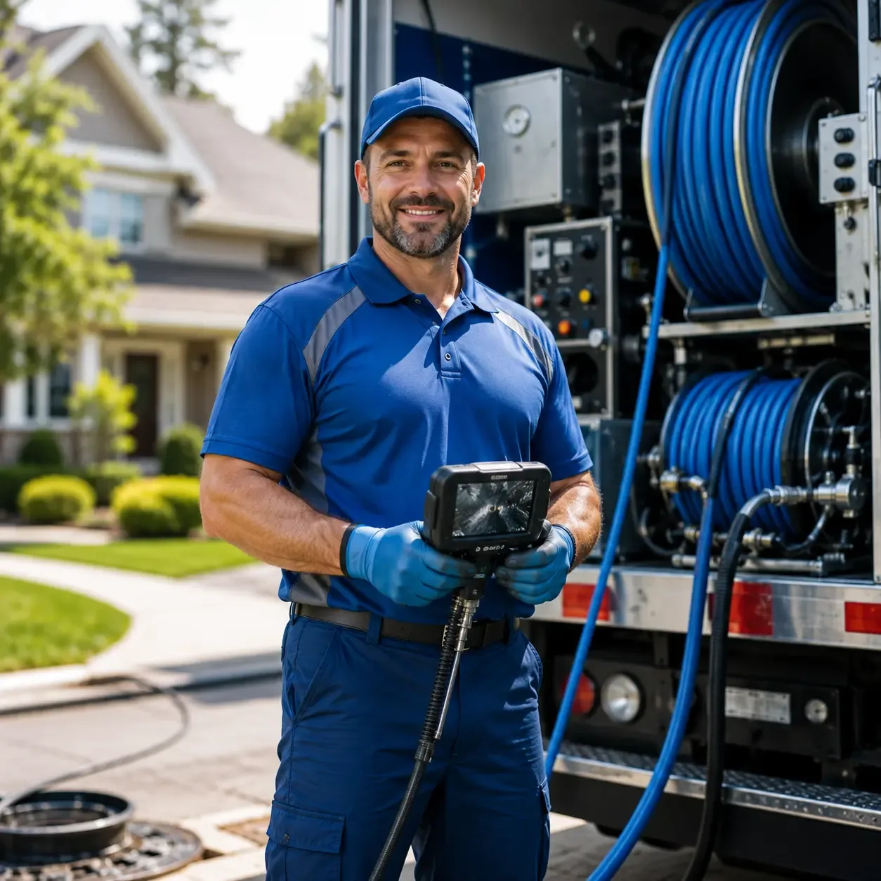 Local outdoor drain cleaning specialists in King, WI